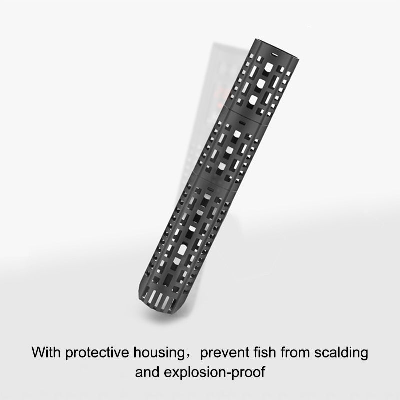 SUNSUN Aquarium Submersible Heater Fish Tank LCD Display Digital Adjustable Water Heating Rod Constant Temperature Control 500W