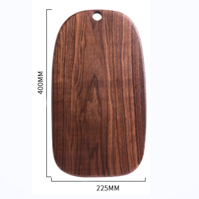 Black Walnut Wood Kitchen  Cutting Board Solid Wood Rootstock Lacquerless Fruit Chopping board Kitchen wooden cutting board