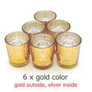 ERMAKOVA, 6/12 Uds., portavelas votivo, portavelas de cristal de mercurio para bodas, fiestas, Hotel, cafetería, Bar, decoración del hogar