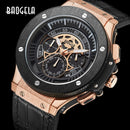BAOGELA hommes montres hommes horloge de luxe marque Quartz Sport montre Rose modo cronógrafo montre-bracelet pour hommes1910