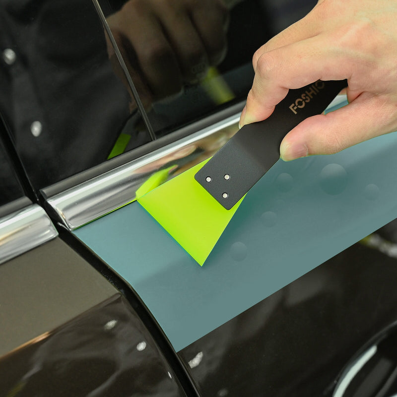 FOSHIO Car Wrap Window Film Tint Installing Scraper No Scratch Goma Blade Squeegee Snow Pala Hogar Oficina Vidrio Herramienta de limpieza