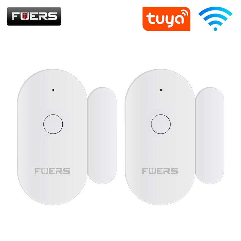 Fuers Tuya Smart Home WiFi Door Sensor Door Open Detectors Security Protection Alarm System Home Security Alert Security Alarm