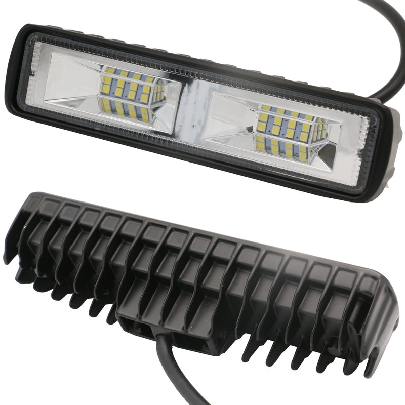 Faros delanteros LED de 12-24V para motocicleta, camión, barco, Tractor, remolque, luz de trabajo todoterreno, foco de luz de trabajo LED de 36W