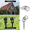 1 BIS 4 RGB Outdoor Solar Landschaftslicht LED IP65 Wasserdichte Solarlampe Automatische Ein / Aus Solarwandleuchte Gartenterrasse Rasenlampe