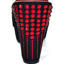 Zapatos de diseñador italiano para mujer, sandalias gruesas, zapatos de plataforma, zapatos de tacón alto para vestido de novia, mules de tacón cuadrado ostentosos para mujer