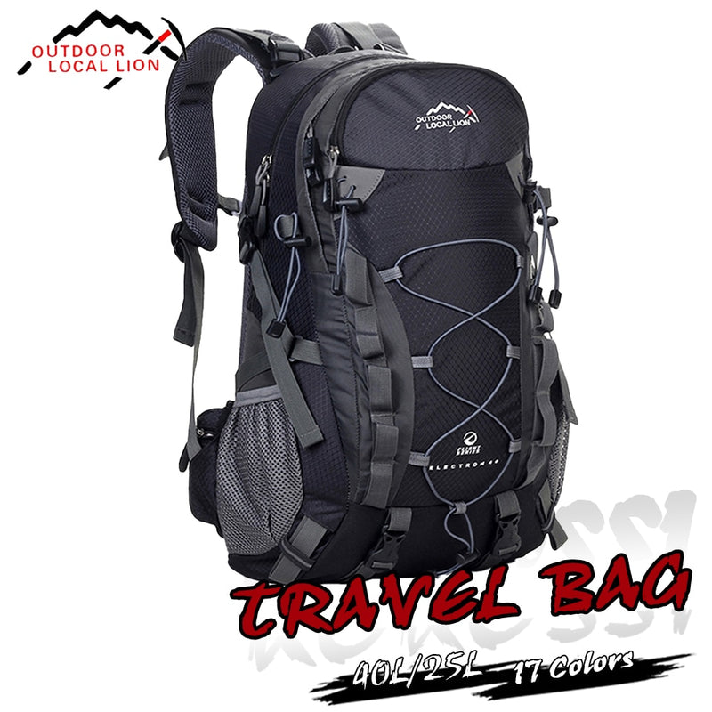 1 Uds bolsa de deporte al aire libre LOCAL LION 40L mochilas bolsa de viaje hombres mochila impermeable mochila