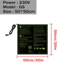 Heizmatte für Sämlinge, 110/120/220/230 V, Samenkeimung, Wachstum, Wärmematte, Pflanze, Topf, Bonsai, Warmhalteunterlage, Gartenbedarf