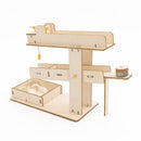 STEM Spielzeug für Kinder Pädagogisches Wissenschaft Experiment Technologie Spielzeug Set DIY Hydraulikbagger Modell Puzzle Gemaltes Kinderspielzeug