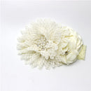 Baby Mädchen Blumen Stirnband Neugeborenes Kind Perlen Blumen mit Spitze breite Stirnbänder Bebes Haarschmuck Phoro Requisiten Kinder Turban