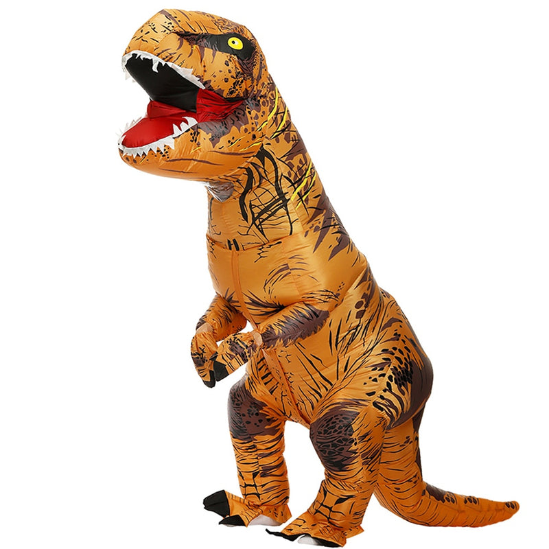 Erwachsene Kinder Dinosaurier Aufblasbare Kostüme T-Rex Anime Anzug Party Cosplay Karneval Halloween Kostüm Für Mann Frau
