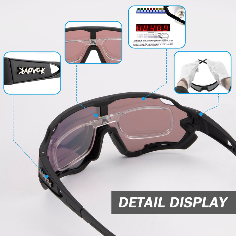 2022 nuevo 1 lente ciclismo gafas deporte correr montar pesca gafas motocicleta bicicleta gafas MTB bicicleta de carretera gafas de sol