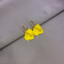 New Sight New Accessoires durchbohrte geometrische Ohrstecker für Frauen einfache Art-Geschenk-Blumen-Ohrringe