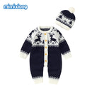 Baby Strampler Gestrickte Neugeborene Jungen Overalls Herbst Langarm Kleinkind Mädchen Pullover Kleidung Kinder Overalls Winter