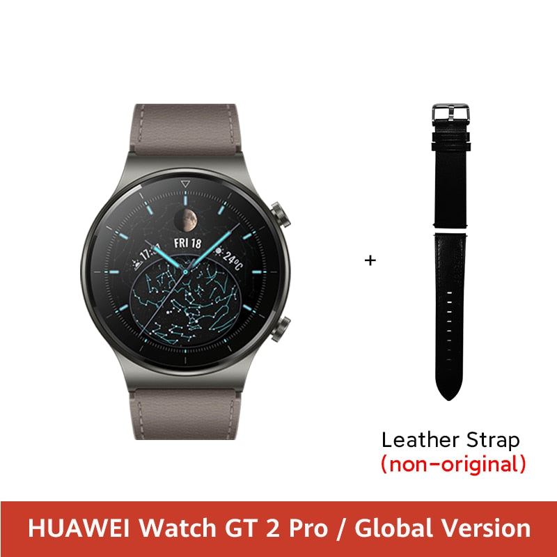 En stock versión global HUAWEI Watch GT 2 pro SmartWatch 14 días de duración de la batería GPS carga inalámbrica GT2 PRO