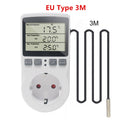 KT3100 KT3200 Thermostat Digitaler Temperaturregler Steckdose Zeitschaltuhr Sensor Heizung Kühlung 16A 220V für Heizmatte