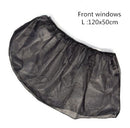 2x Car Side Window Sock Sunshade Visor Mosquito Net For Baby Kid Pet Breathable Sun Shade Mesh Backseat Block Curtains Black