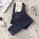 CHIC Elastic Denim Röhrenjeans Frau Hohe Taille Bleistifthose Frau Korean Fashion Show Slim High Hellblau Grau Jean Weiblich