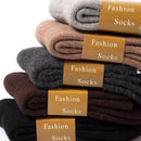 Winter Thicken Herrensocken Warme Wollsocken Man Plus Velvet Long Crew Socks Calcetines meias