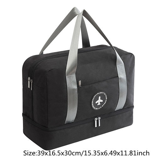 Bolsa de viaje impermeable para deportes de natación, ropa para correr, organizador de zapatos, equipaje para hombres y mujeres, bolsa portátil ordenada, accesorios