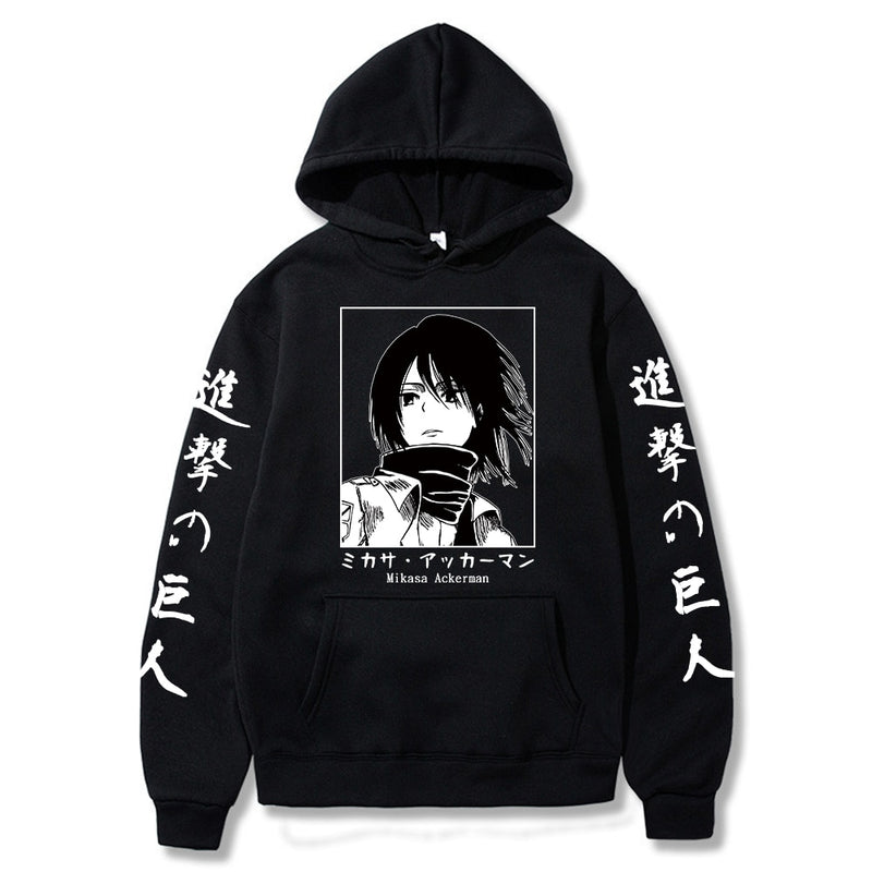 Attack on Titan Hoodie Anime Printed Sweatshirt Casual Hoodie Clothes Harajuku