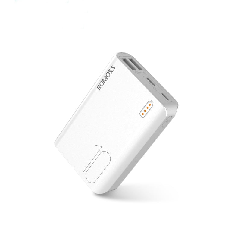 Romoss Sense4 Mini Power Bank 10000mAh Powerbank Carga potente Cargador de batería externo portátil para iPhone para teléfono Xiaomi