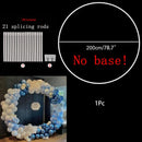 Kunststoff-Ballon-Bogen-Ring DIY Hintergrund-Halter-Kreis-Ballon-Säulen-Basis-Babyparty-Geburtstags-Hochzeitsfest-Dekor-Brautparty