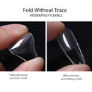 Beautilux Express Nails Soak Off Soft Traceless Gel Tips Press On DIY Nail Art Fake Nails Full Cover American Capsules 552pcs