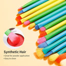 Docolor Eyes Make-up-Pinsel 15 / 16pcs Bunte professionelle Make-up-Pinsel Augenbrauen-Lidschatten-Eyeliner Blending Make-up-Pinsel-Set