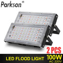 2Pcs 50W 100W LED Flutlicht LED Strahler 220V LED Grow Light PhytoLamp Streetlight Vollspektrumlampe Für Pflanzenwachstumslampe