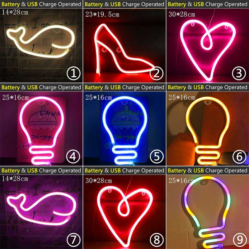 LED Cloud Design Neon Sign Night Light Art Decorative Lights Plastic Wall Lamp for Kids Baby Room Holiday Lighting Xmas Party
