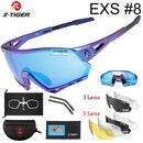 X-Tiger Fahrradbrille Polarisierte Photochrome Fahrradbrille Mountainbike-Brille MTB-Schutz Fahrradbrille