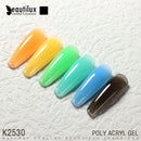 Beautilux Poly Acryl Gel Kit 15gx6pcs Schnelle Verlängerung Nagelverbesserung Semi Permanent French Nails Art DIY Gebäude Maniküre Set