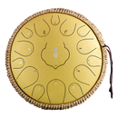 Steel Tongue Drum 13 Inch 15 Tones D Key Tank Drum Tamborine Yoga Meditation Percuss Music Instrument Children&