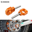 NICECNC 20 mm Hinterachsblock Kettenspanner für KTM SX SX-F EXC EXC-F XC XC-F XC-W XCF-W 85 125 200 250 300 350 400 450 500 530