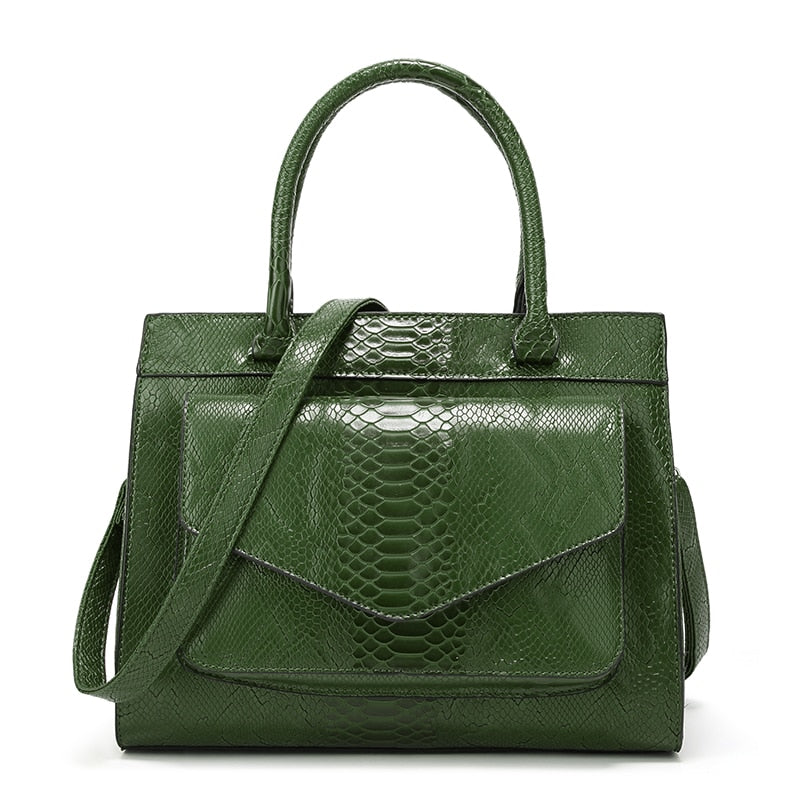 New Fashion Woman Bag Luxe cuir Serpentine Women&