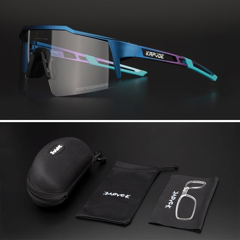 Gafas De Ciclismo deportivas fotocromáticas Kapvoe, gafas De Ciclismo para hombres y mujeres, gafas De bicicleta UV400, gafas De Ciclismo, gafas De Ciclismo