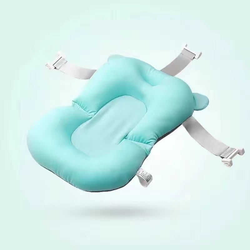 1pc Portable Baby Non-Slip Bath Tub NewBorn Air Cushion Bed/Chair/Shelf Baby Shower Cute Animal Cartoon Baby Bath Pad