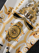 Neu kommender europäischer Frauen-Sommer-Druck-Bleistift-Rock-hohe Ausdehnungs-Persönlichkeits-Midi-Beleg-Hüfte-Rock-weiblicher Herbst