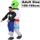 Erwachsene Kinder Astronaut Alien Aufblasbare Kostüme Lustige Maskottchen Cartoon Anime Kostüm Anzug Purim Halloween Party Cosplay Kostüm