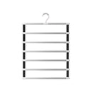 Joybos Hosenbügel Racks Closet Organizer 6/8 Schichten Kleiderständer Hosenbügel Faltbarer Kleiderschrank Kleiderbügel Storage Organizer