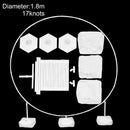 Kunststoff-Ballon-Bogen-Ring DIY Hintergrund-Halter-Kreis-Ballon-Säulen-Basis-Babyparty-Geburtstags-Hochzeitsfest-Dekor-Brautparty