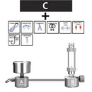 ZRDR Aquarium DIY CO2-Generator-System-Kit CO2-Generator, Blasenzähler-Diffusor mit Magnetventil, Für / Wasserpflanzenwachstum