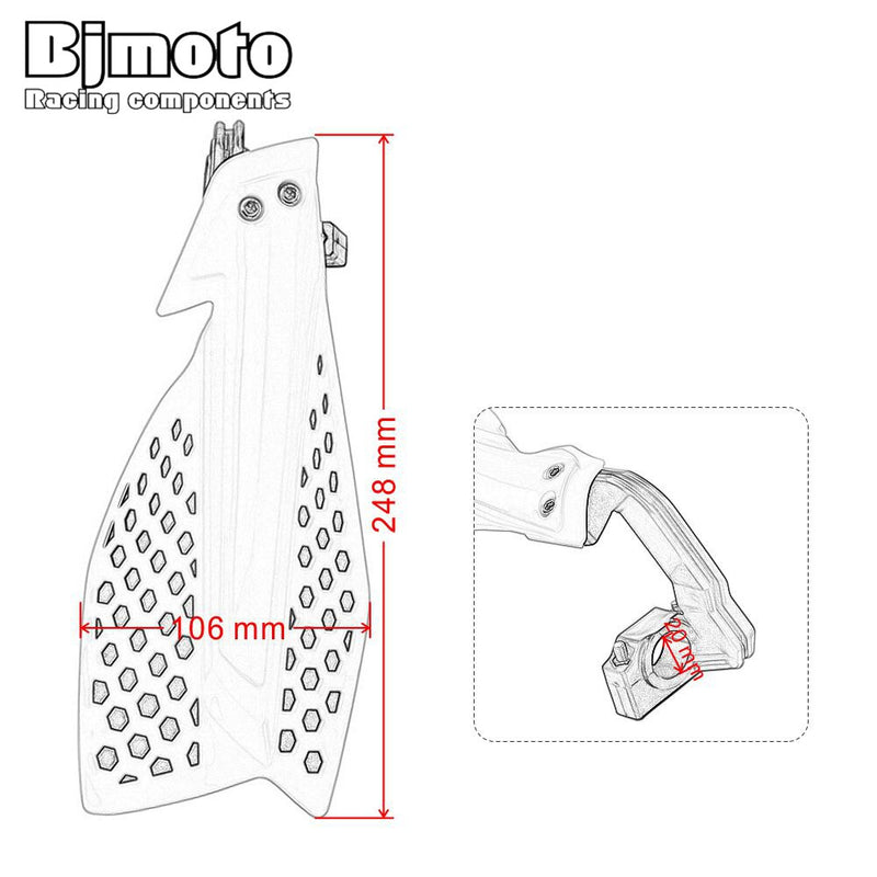 Motocross Hand Guards Handguard Protector Motorcycle Handguards Protection Dirt Bike Pit Bike ATV Quads with 22mm Handbar