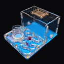 DIY Acryl-Ameisenfarm, flaches Ameisennest, Ameisenhaus für Haustiere, Ameisenhaufen, feuchtigkeitsspendender Wasserturm, Werkstatt, Futterbereich, 12 x 15 x 7,5 cm