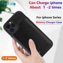 Xilecaly Battery Case for iPhone 13 Pro 12 11 Pro Max Smart Power Bank Charging Charger Cover for iPhone XS Max XR 7 8 Plus SE 2