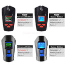 Fahrradlicht USB wiederaufladbare Fahrrad Kilometerzähler Frontlicht Taschenlampe mit Computer LCD Tachometer Radfahren Kopf Laterne Hupe