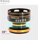 GT500 5,2: 1 Mini carrete giratorio al aire libre pesca en hielo mar roca balsa caña de pescar equipo carrete de Metal aparejo carpa cruciana carretes de lubina