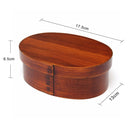 Brotdose aus Holz, japanische Bento-Lunchbox, Lebensmittelbehälter, kleine Obst-Sushi-Lebensmittelbox, Kinder-Schule-Lunchbox, Reise-Picknick-Geschirr