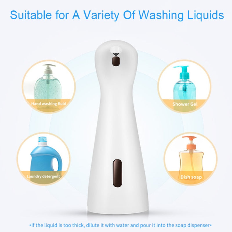 Dispensador automático de jabón líquido o en espuma, lavadora inteligente de espuma por inducción, lavadora de manos para cocina, baño, dispensador