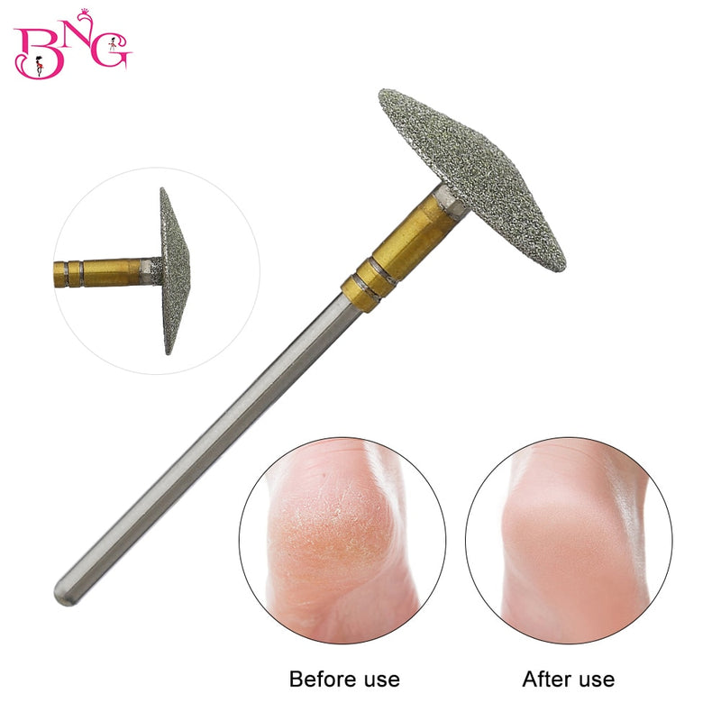 80/120/180 Nail Legs Drill Bit Diamond Pedicure Polishing Cap Foot Callus Cuticle Cutters Burr Bits Manicure Accessories Milling